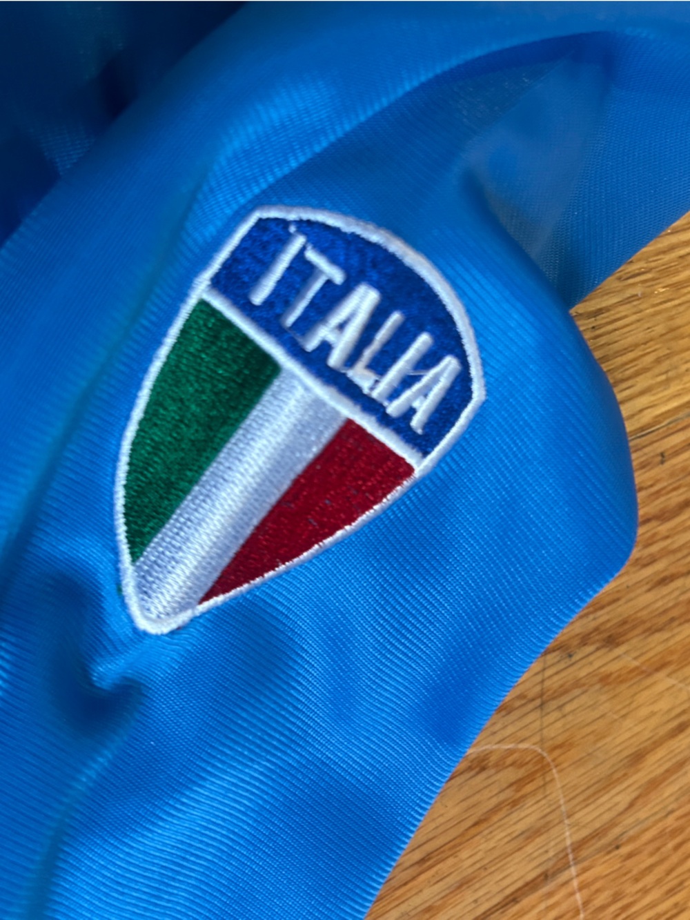 Unisex Retro Italia Track Jacket w/ trim Detail and printing in front & back - Picture 6 of 8